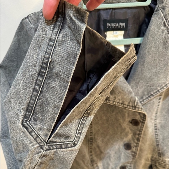 Patrizia Pepe Denim Jacket Y2K Vintage Sz 42 (S/6) - Picture 6 of 12